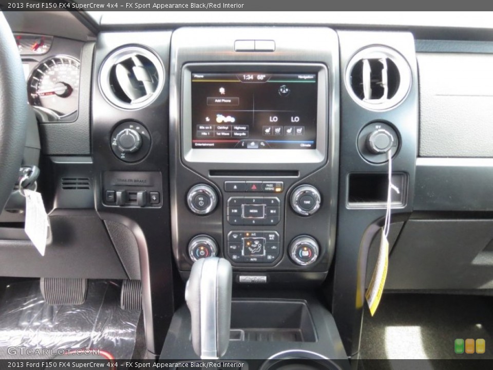FX Sport Appearance Black/Red Interior Controls for the 2013 Ford F150 FX4 SuperCrew 4x4 #71898983