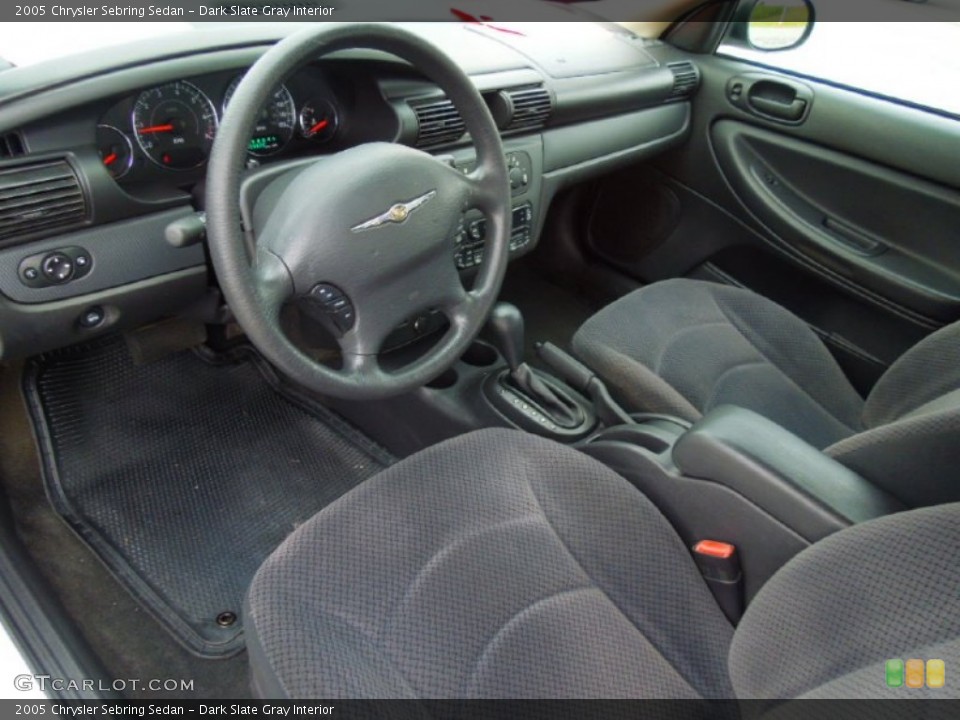 Dark Slate Gray Interior Prime Interior for the 2005 Chrysler Sebring Sedan #71899152