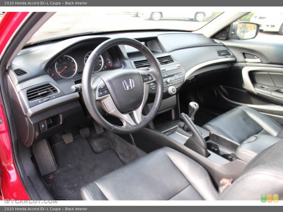 Black Interior Photo for the 2010 Honda Accord EX-L Coupe #71899428