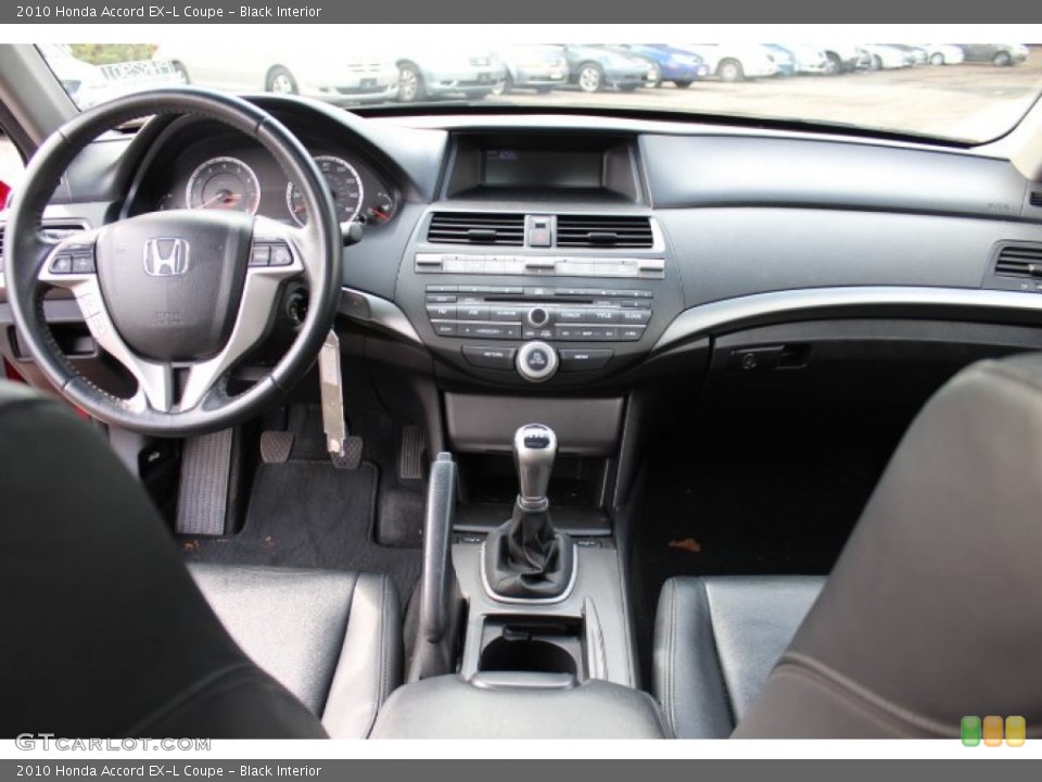 Black Interior Dashboard for the 2010 Honda Accord EX-L Coupe #71899473
