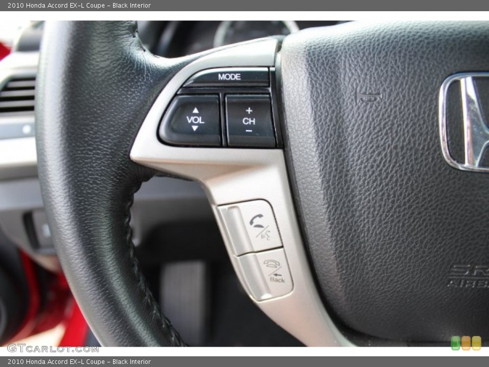 Black Interior Controls for the 2010 Honda Accord EX-L Coupe #71899563