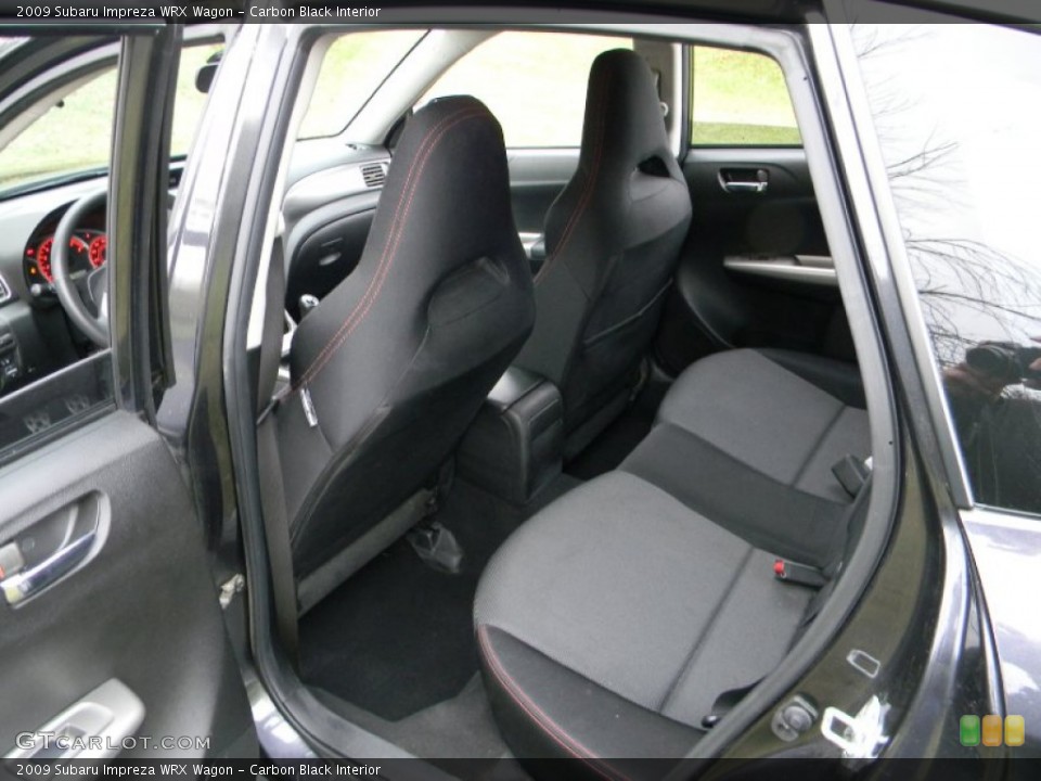 Carbon Black Interior Photo for the 2009 Subaru Impreza WRX Wagon #71900268