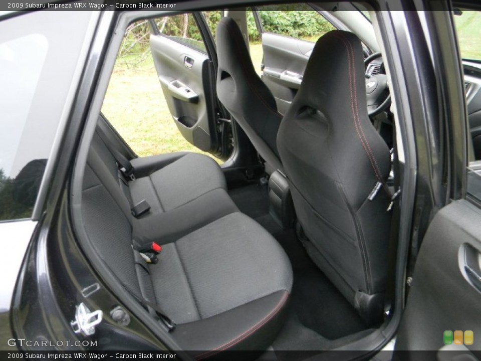 Carbon Black Interior Photo for the 2009 Subaru Impreza WRX Wagon #71900337
