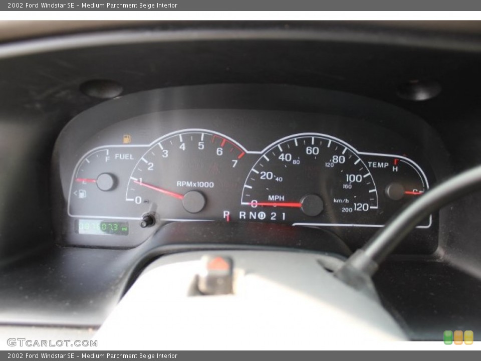 Medium Parchment Beige Interior Gauges for the 2002 Ford Windstar SE #71900787