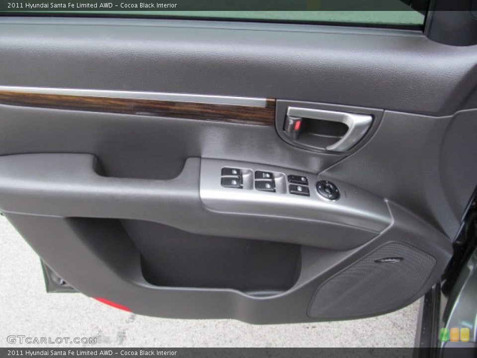 Cocoa Black Interior Door Panel for the 2011 Hyundai Santa Fe Limited AWD #71901479