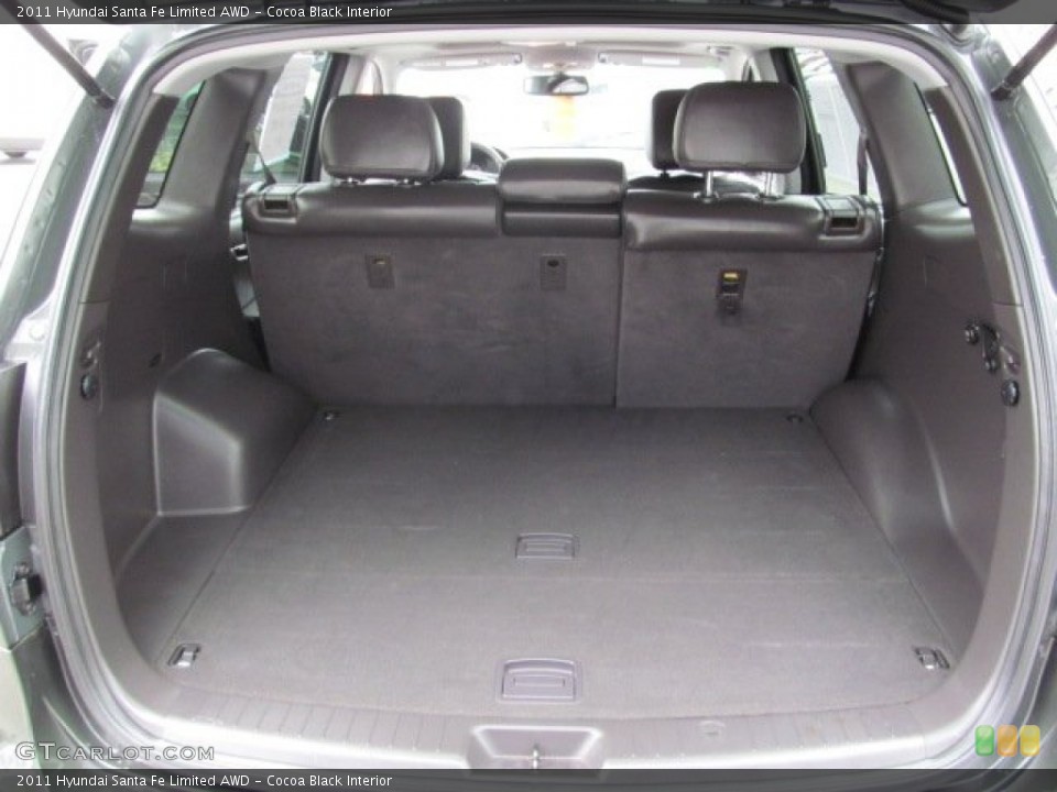 Cocoa Black Interior Trunk for the 2011 Hyundai Santa Fe Limited AWD #71901648