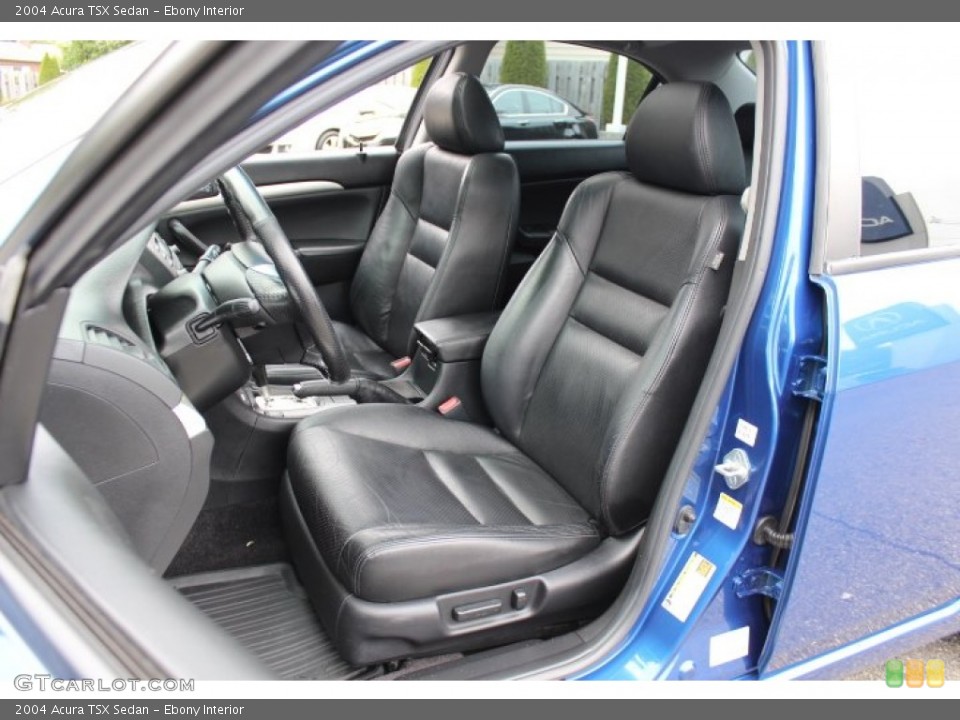Ebony Interior Front Seat for the 2004 Acura TSX Sedan #71904114