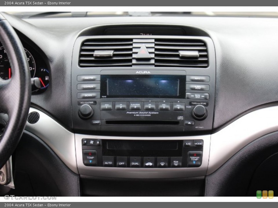 Ebony Interior Controls for the 2004 Acura TSX Sedan #71904160