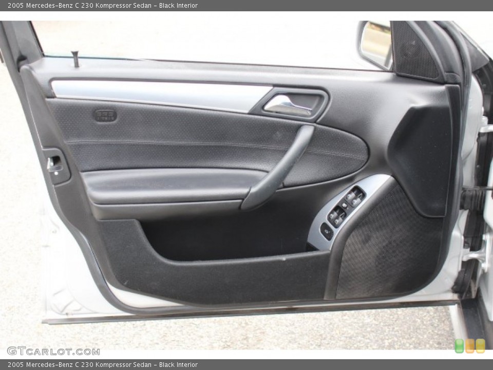Black Interior Door Panel for the 2005 Mercedes-Benz C 230 Kompressor Sedan #71906039