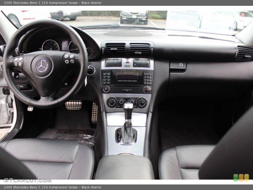 Black Interior Dashboard for the 2005 Mercedes-Benz C 230 Kompressor Sedan #71906118