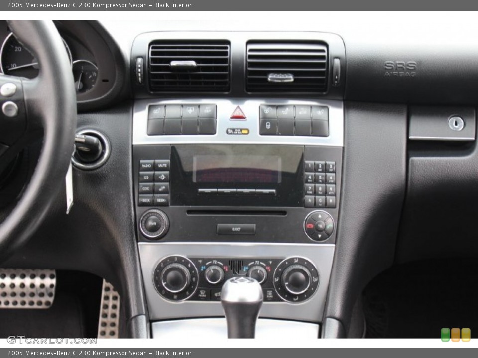Black Interior Controls for the 2005 Mercedes-Benz C 230 Kompressor Sedan #71906133