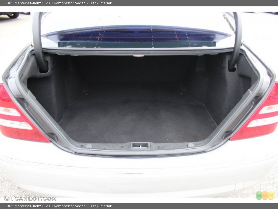 Black Interior Trunk for the 2005 Mercedes-Benz C 230 Kompressor Sedan #71906259