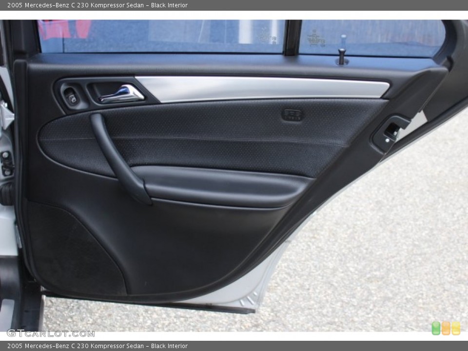 Black Interior Door Panel for the 2005 Mercedes-Benz C 230 Kompressor Sedan #71906307