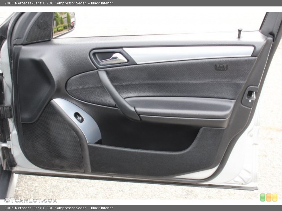 Black Interior Door Panel for the 2005 Mercedes-Benz C 230 Kompressor Sedan #71906352