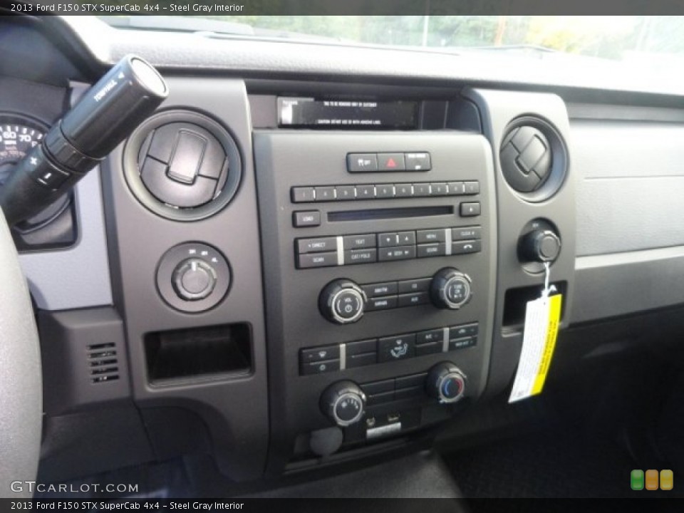 Steel Gray Interior Controls for the 2013 Ford F150 STX SuperCab 4x4 #71906367