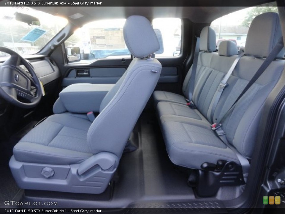 Steel Gray Interior Prime Interior for the 2013 Ford F150 STX SuperCab 4x4 #71906409