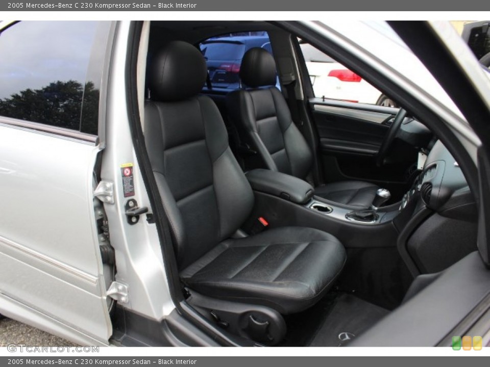 Black Interior Front Seat for the 2005 Mercedes-Benz C 230 Kompressor Sedan #71906412