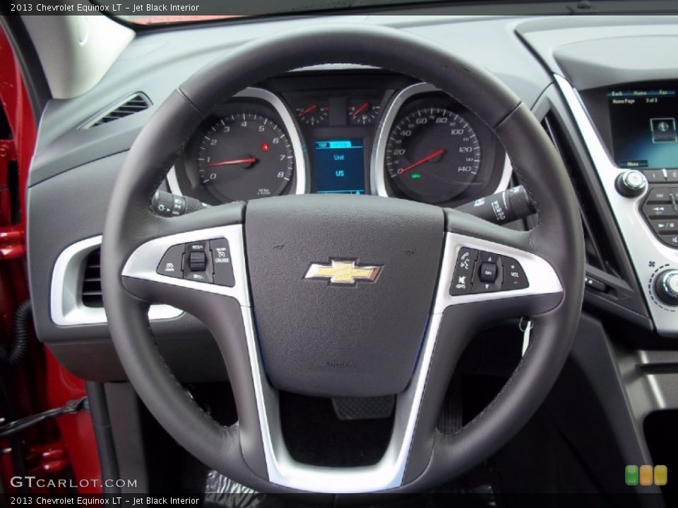 Jet Black Interior Steering Wheel for the 2013 Chevrolet Equinox LT #71908041