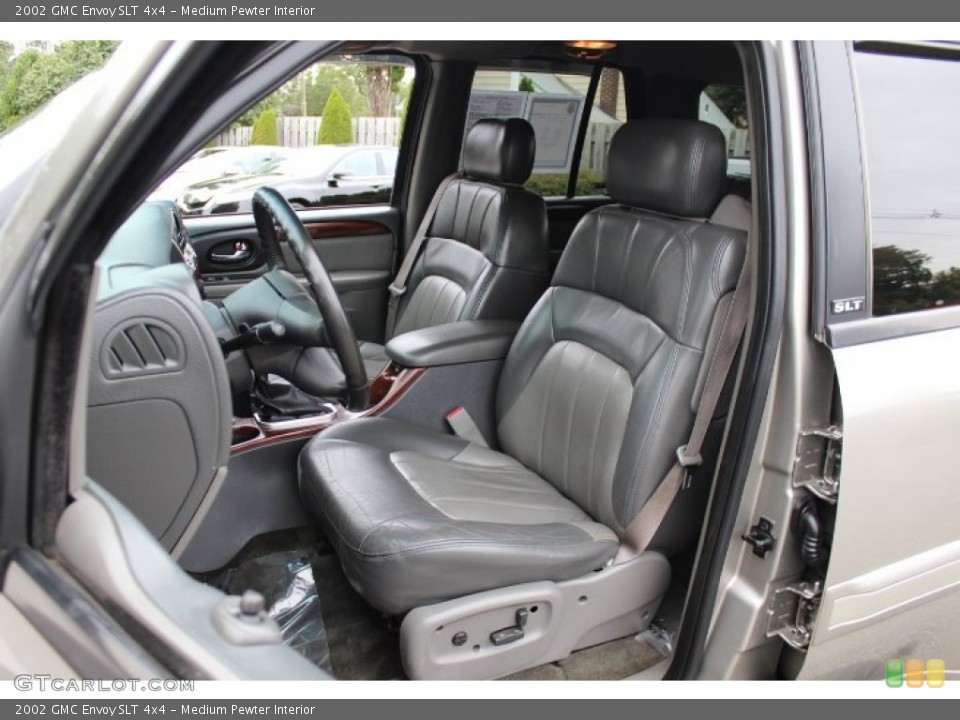 Medium Pewter Interior Front Seat for the 2002 GMC Envoy SLT 4x4 #71908110