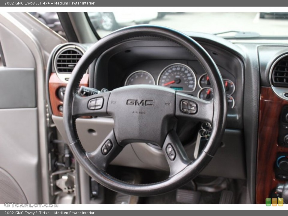 Medium Pewter Interior Steering Wheel for the 2002 GMC Envoy SLT 4x4 #71908182