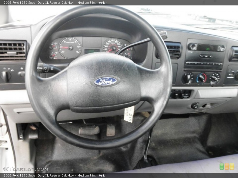 Medium Flint Interior Steering Wheel for the 2005 Ford F250 Super Duty XL Regular Cab 4x4 #71908874