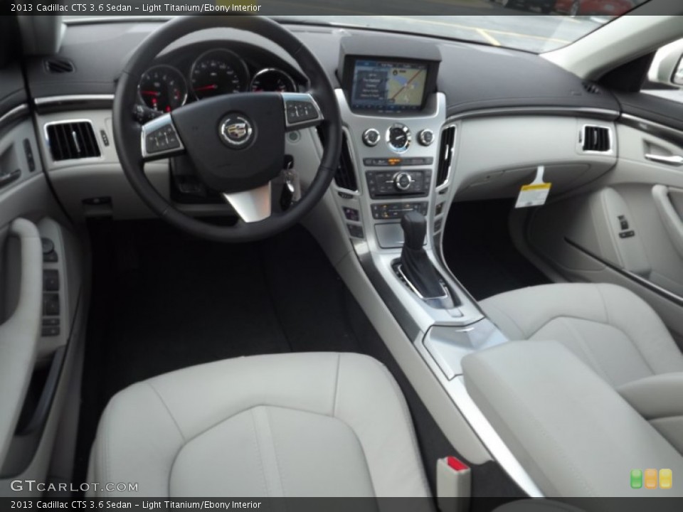 Light Titanium/Ebony Interior Prime Interior for the 2013 Cadillac CTS 3.6 Sedan #71909380