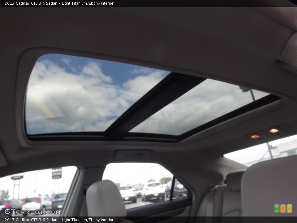 Light Titanium/Ebony Interior Sunroof for the 2013 Cadillac CTS 3.6 Sedan #71909481