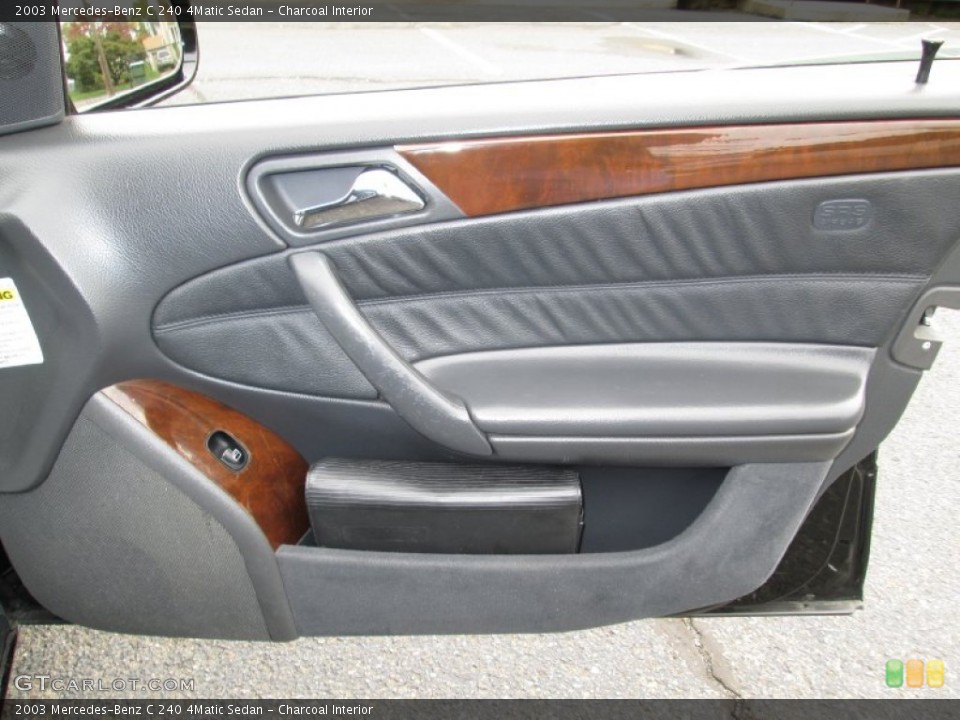 Charcoal Interior Door Panel for the 2003 Mercedes-Benz C 240 4Matic Sedan #71909823
