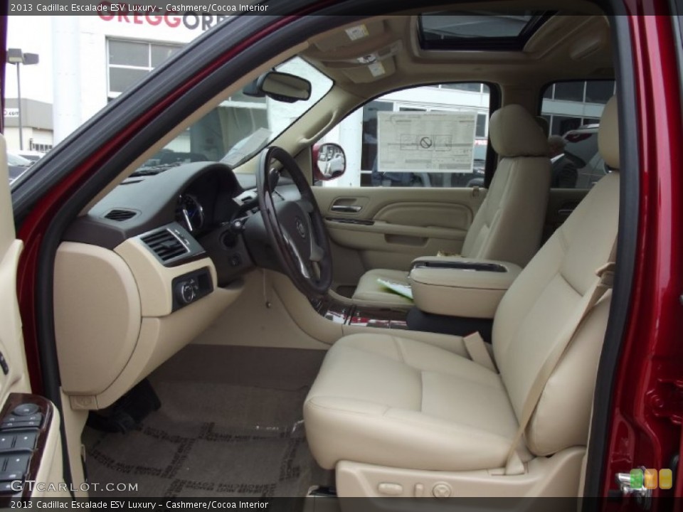 Cashmere/Cocoa Interior Prime Interior for the 2013 Cadillac Escalade ESV Luxury #71913537