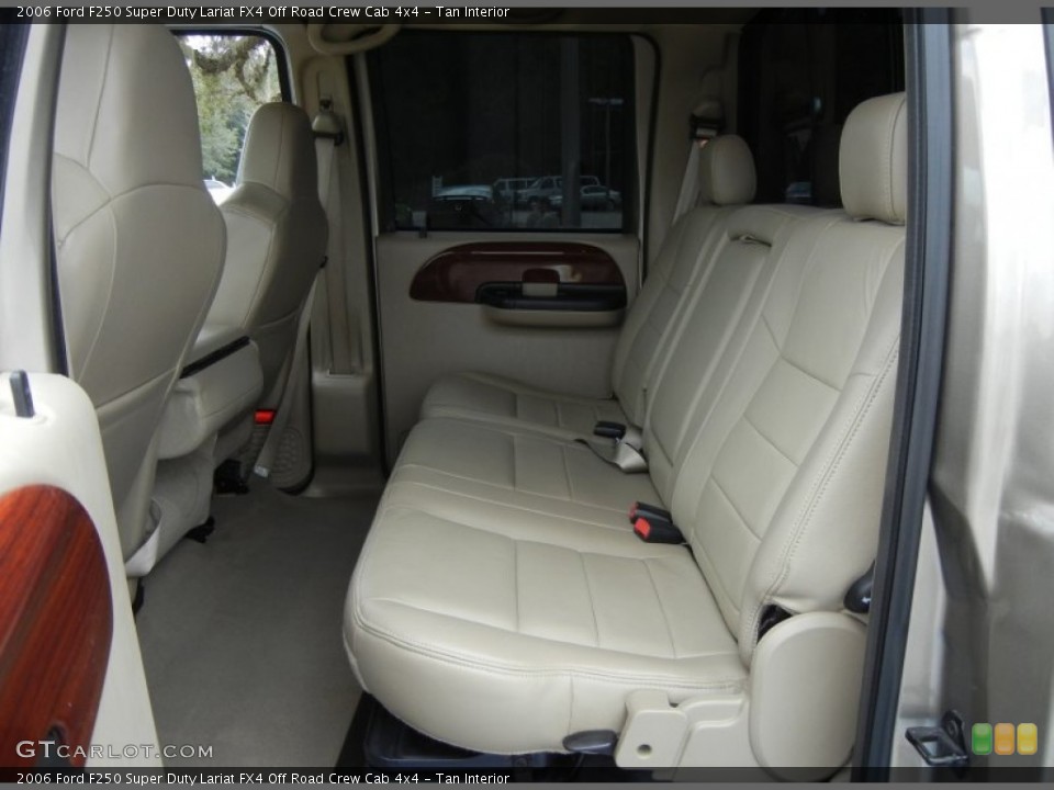 Tan Interior Rear Seat for the 2006 Ford F250 Super Duty Lariat FX4 Off Road Crew Cab 4x4 #71915711