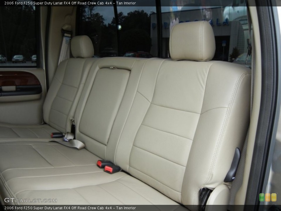 Tan Interior Rear Seat for the 2006 Ford F250 Super Duty Lariat FX4 Off Road Crew Cab 4x4 #71915739