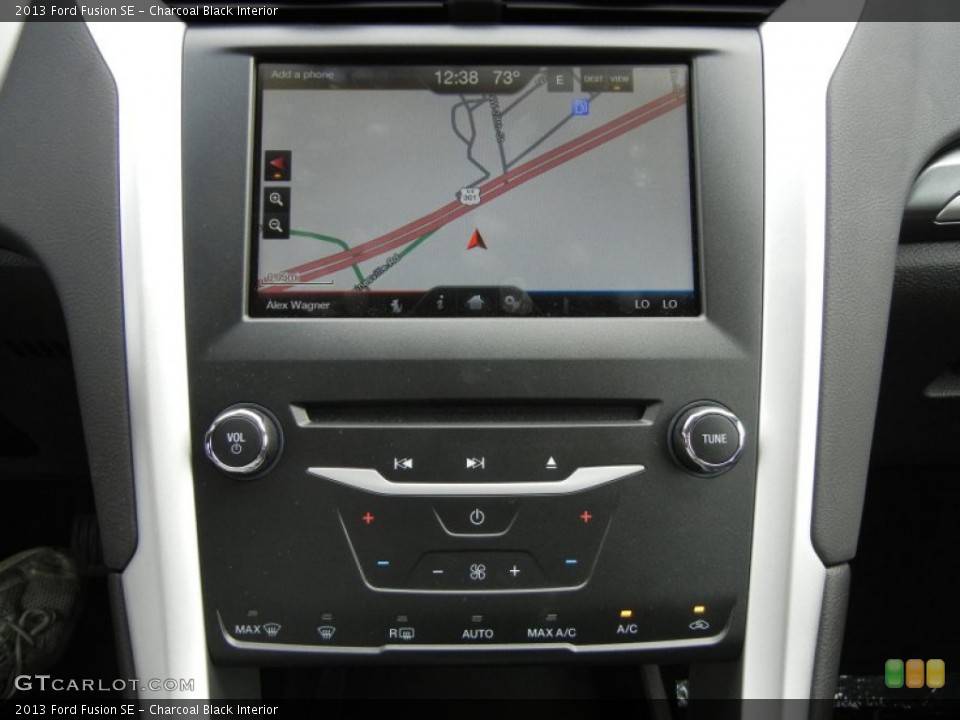 Charcoal Black Interior Navigation for the 2013 Ford Fusion SE #71918394