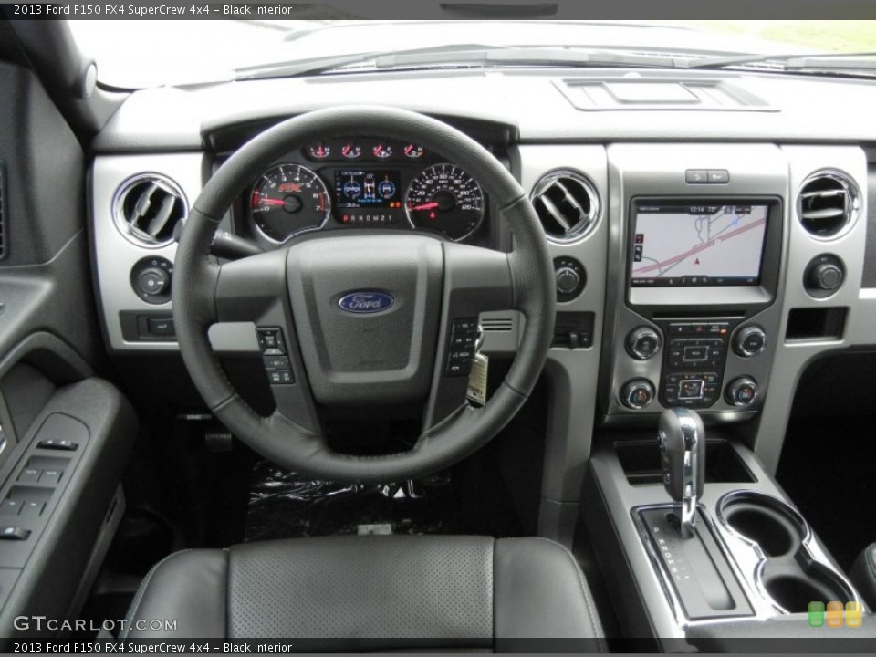 Black Interior Dashboard for the 2013 Ford F150 FX4 SuperCrew 4x4 #71919264