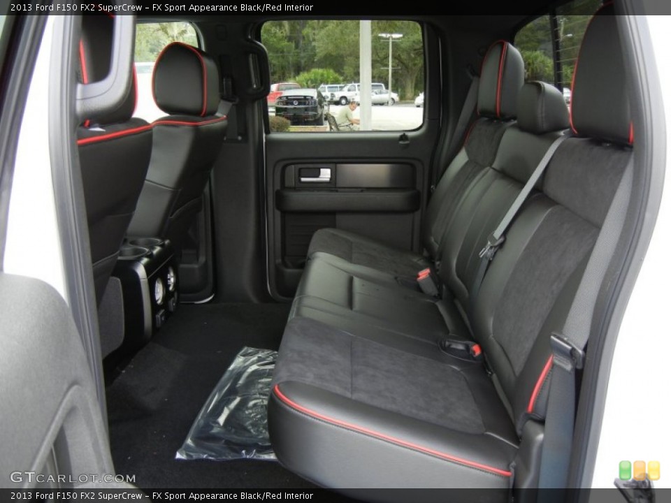 FX Sport Appearance Black/Red Interior Rear Seat for the 2013 Ford F150 FX2 SuperCrew #71919839