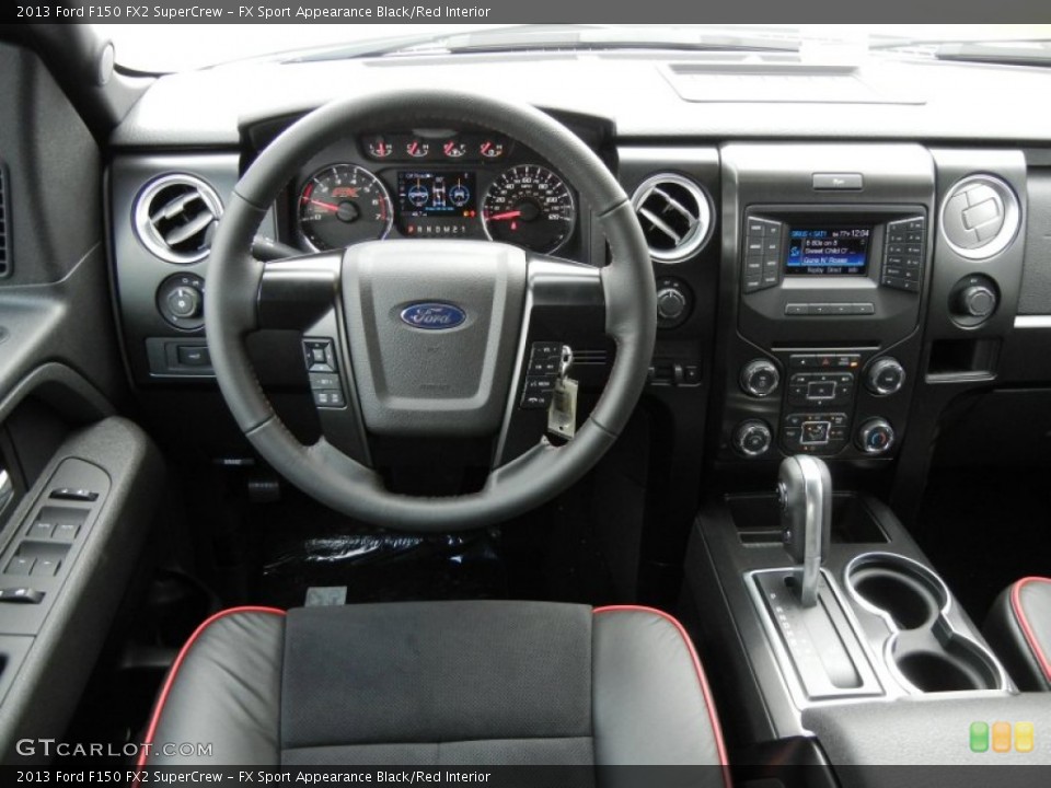 FX Sport Appearance Black/Red Interior Dashboard for the 2013 Ford F150 FX2 SuperCrew #71919864