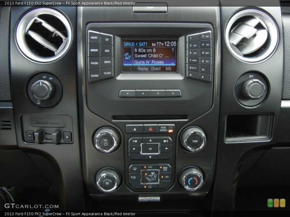 FX Sport Appearance Black/Red Interior Controls for the 2013 Ford F150 FX2 SuperCrew #71919906
