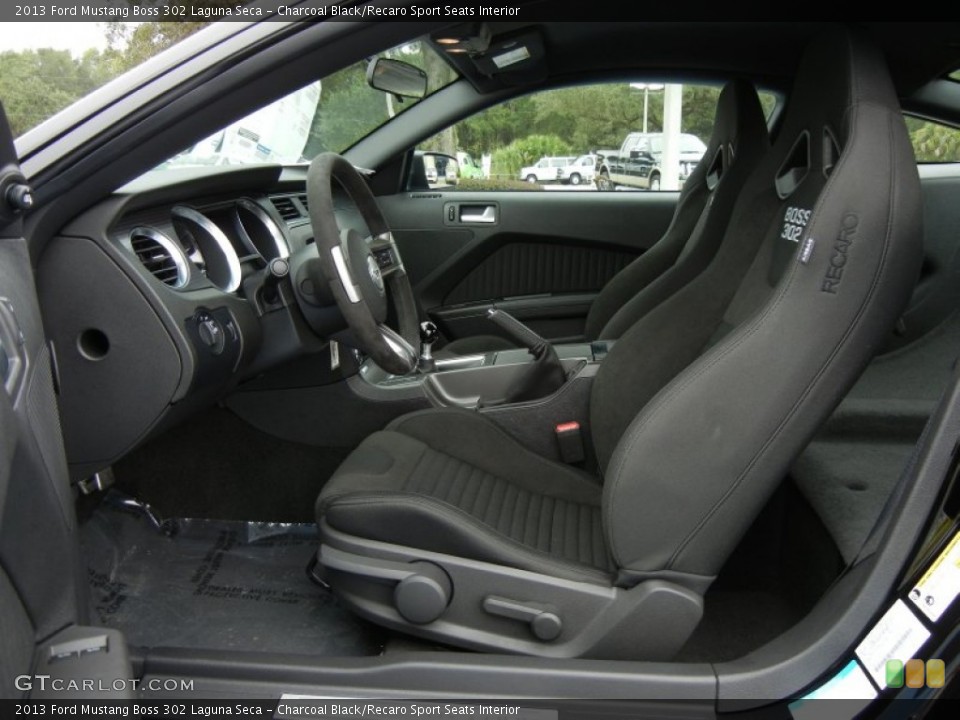 Charcoal Black/Recaro Sport Seats Interior Front Seat for the 2013 Ford Mustang Boss 302 Laguna Seca #71920122
