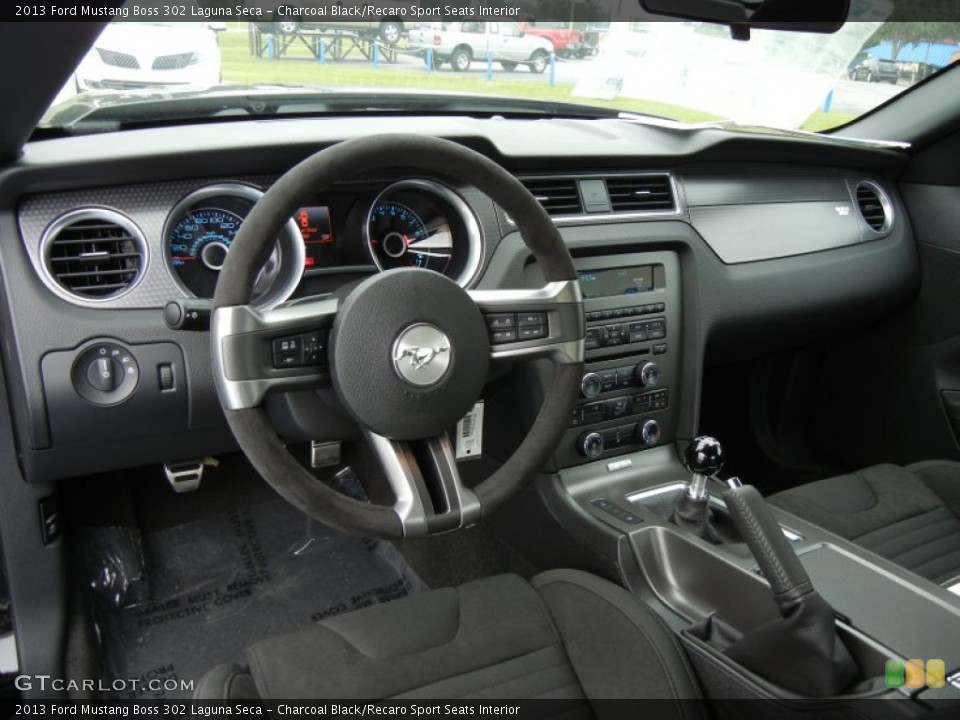Charcoal Black/Recaro Sport Seats Interior Dashboard for the 2013 Ford Mustang Boss 302 Laguna Seca #71920174