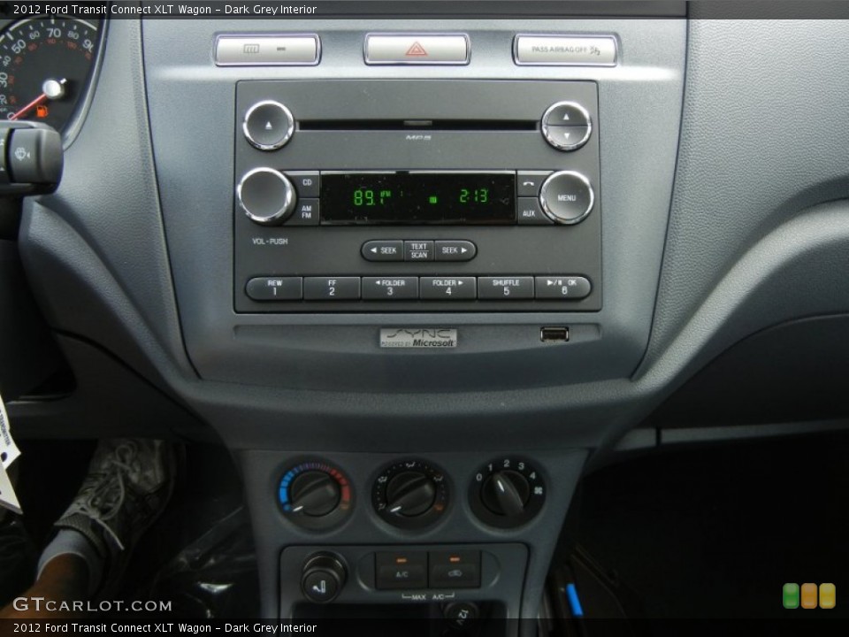 Dark Grey Interior Controls for the 2012 Ford Transit Connect XLT Wagon #71920889