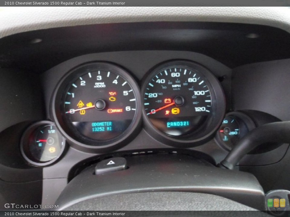 Dark Titanium Interior Gauges for the 2010 Chevrolet Silverado 1500 Regular Cab #71924763