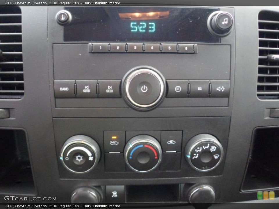 Dark Titanium Interior Audio System for the 2010 Chevrolet Silverado 1500 Regular Cab #71924827