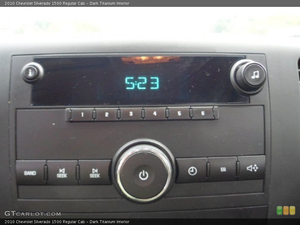 Dark Titanium Interior Audio System for the 2010 Chevrolet Silverado 1500 Regular Cab #71924850