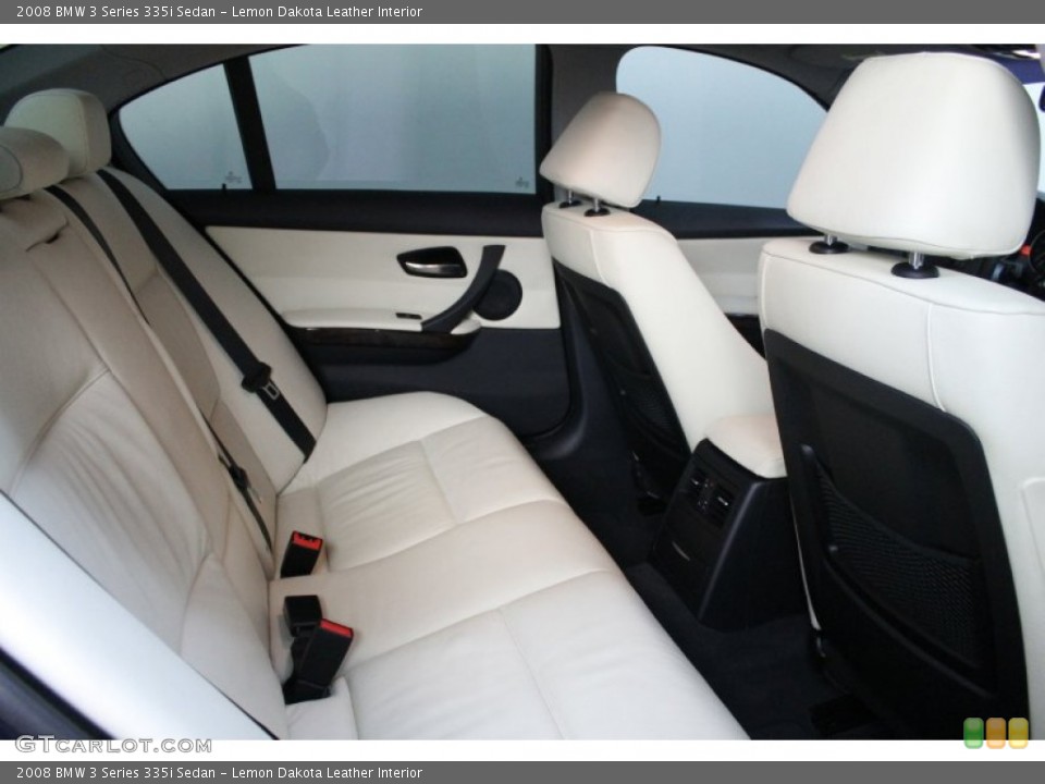Lemon Dakota Leather Interior Photo for the 2008 BMW 3 Series 335i Sedan #71925435