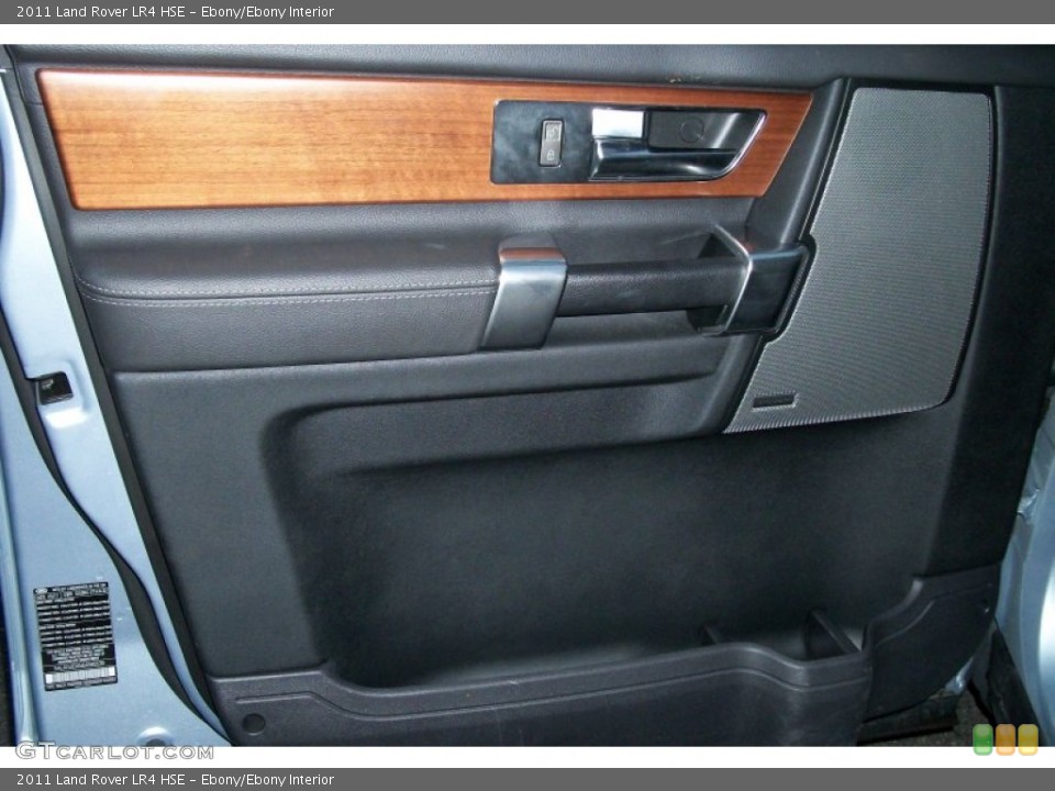 Ebony/Ebony Interior Door Panel for the 2011 Land Rover LR4 HSE #71925670