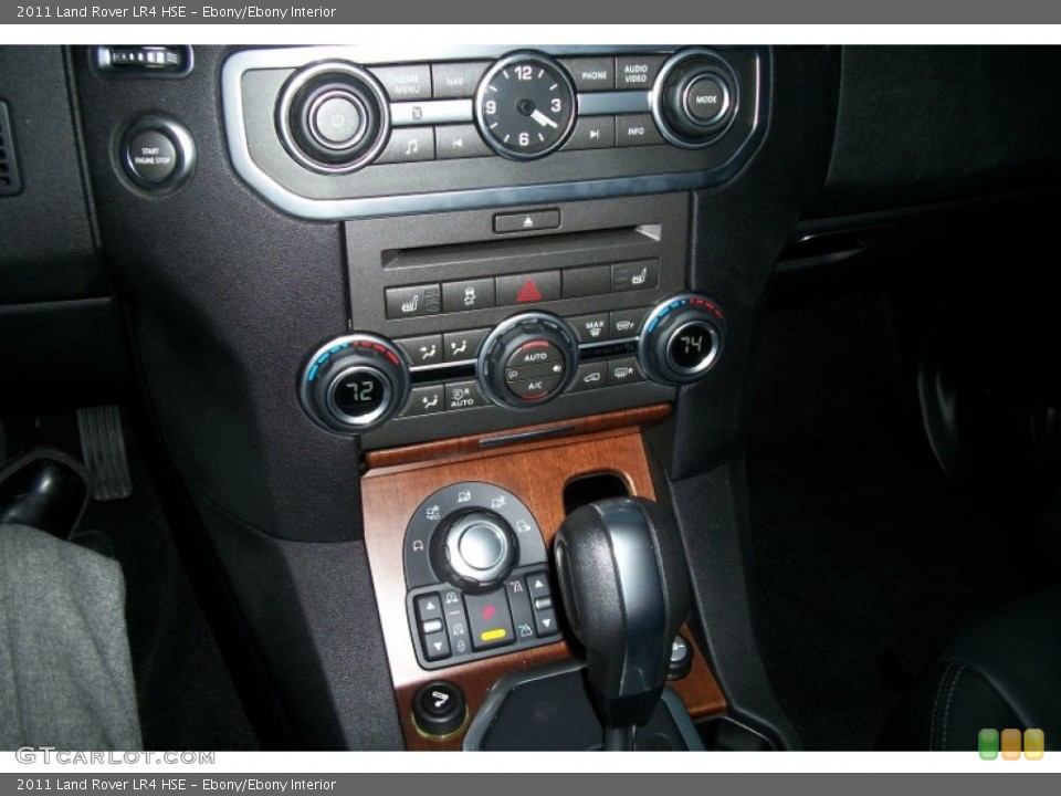 Ebony/Ebony Interior Controls for the 2011 Land Rover LR4 HSE #71925876