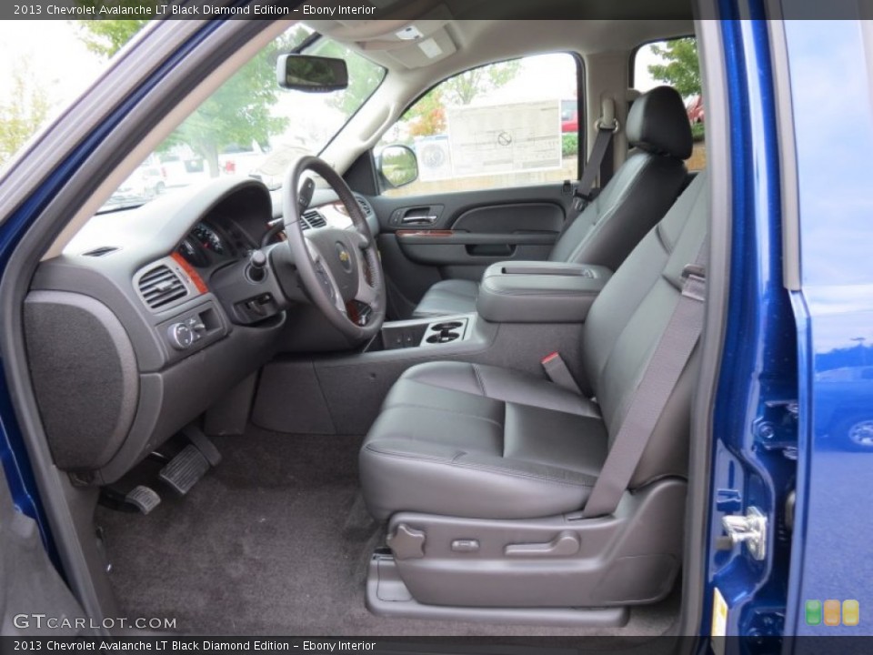 Ebony Interior Photo for the 2013 Chevrolet Avalanche LT Black Diamond Edition #71927241