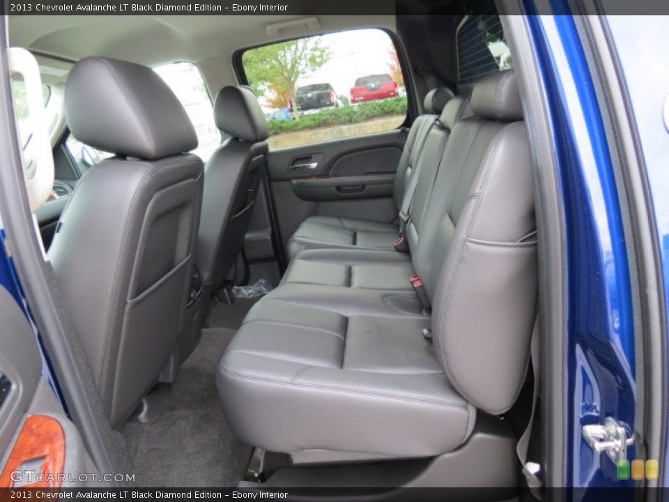 Ebony Interior Photo for the 2013 Chevrolet Avalanche LT Black Diamond Edition #71927260