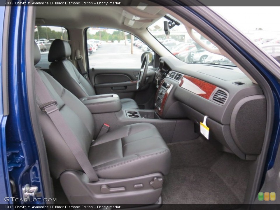 Ebony Interior Photo for the 2013 Chevrolet Avalanche LT Black Diamond Edition #71927293