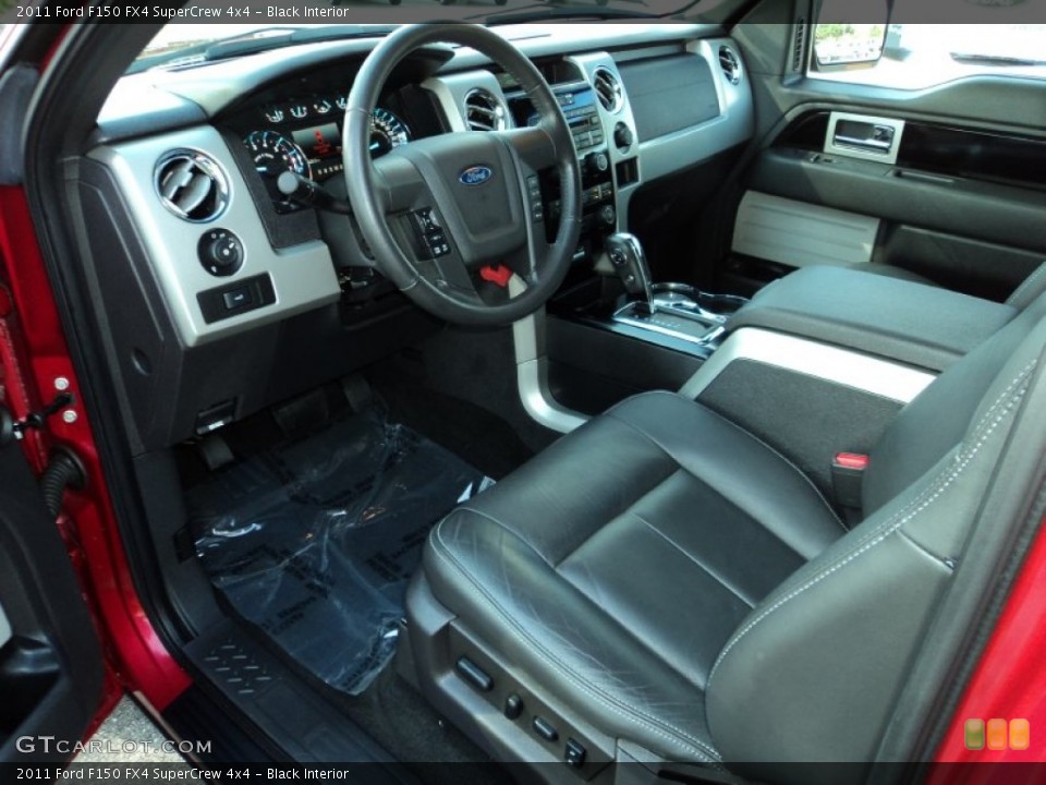 Black Interior Prime Interior for the 2011 Ford F150 FX4 SuperCrew 4x4 #71927949