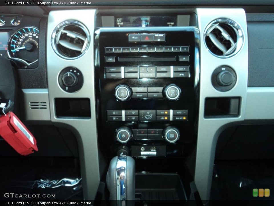 Black Interior Controls for the 2011 Ford F150 FX4 SuperCrew 4x4 #71928165